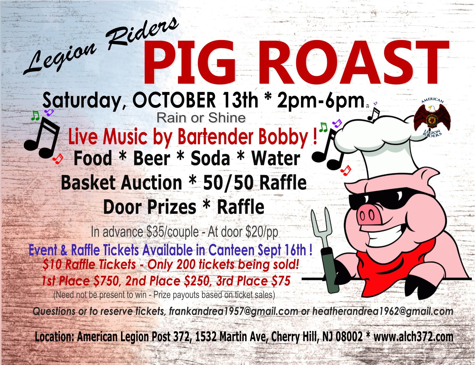 Legion Riders Pig Roast