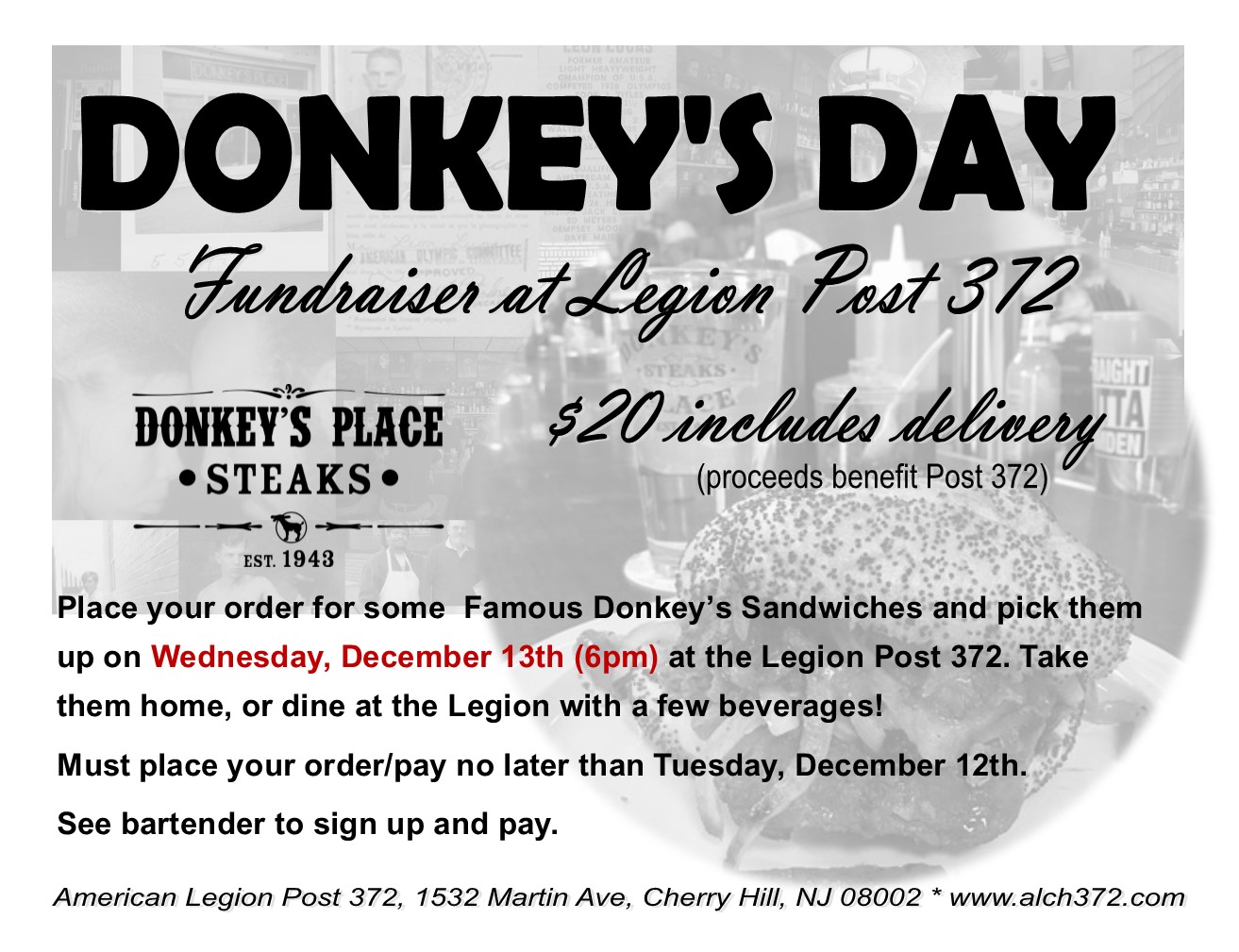 Donkeys Day at the Legion