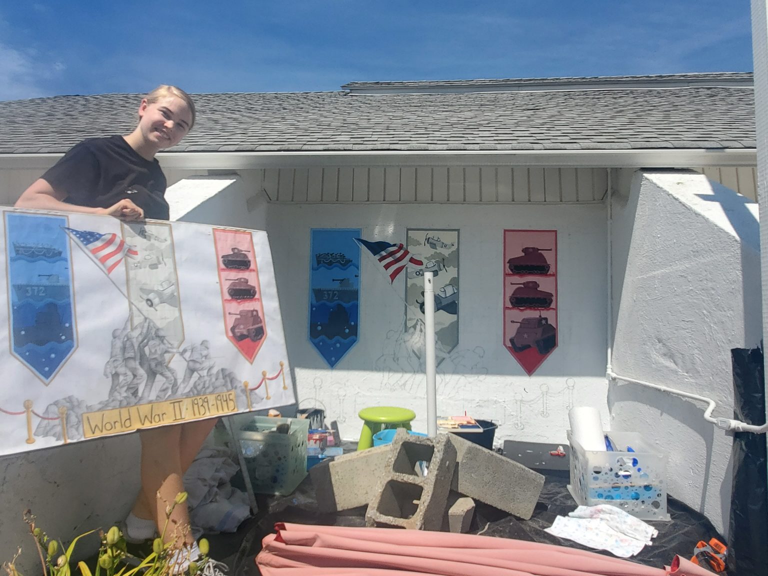 Unveiling of WWII Mural