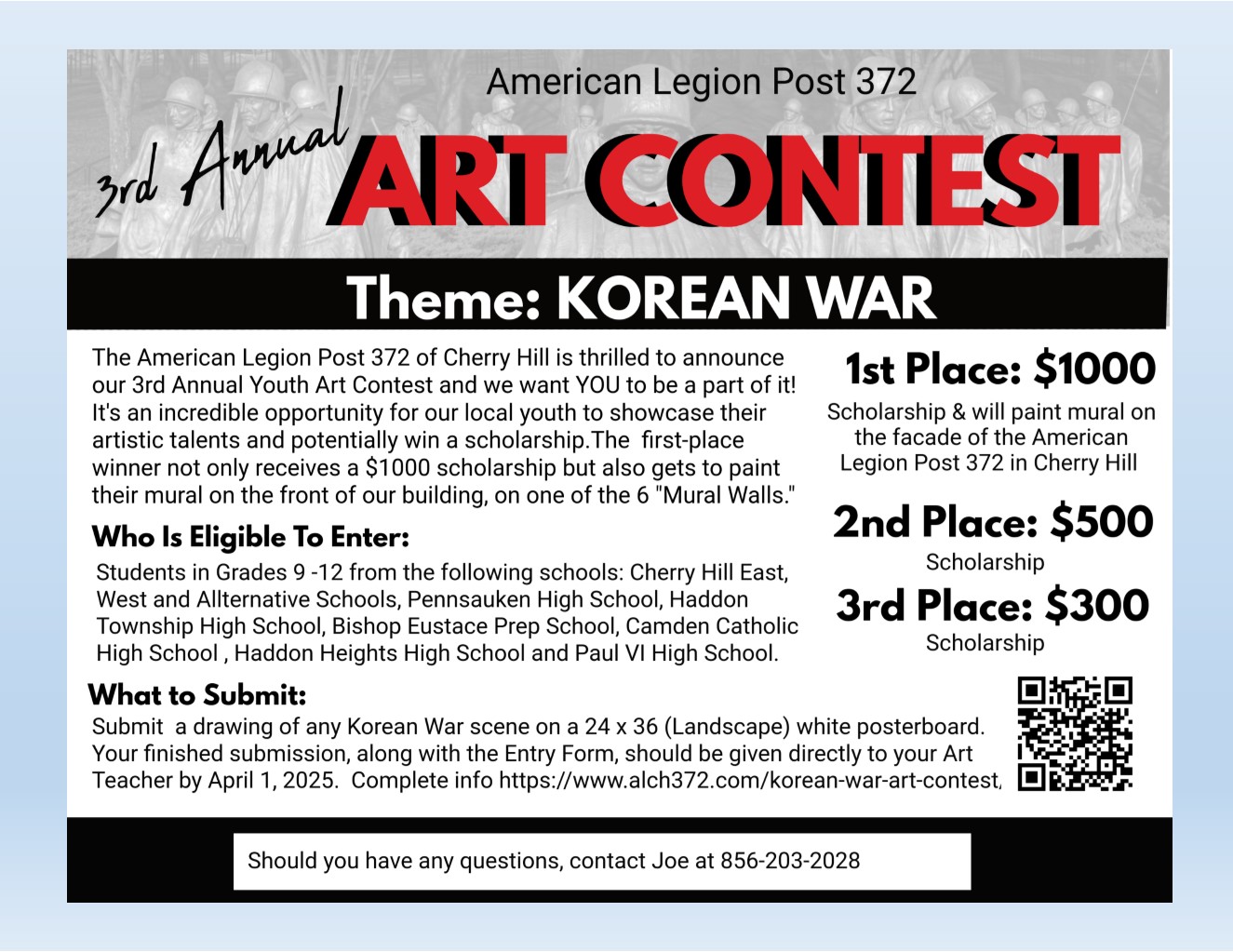 American Legion Youth Art Contest - Korean War Theme