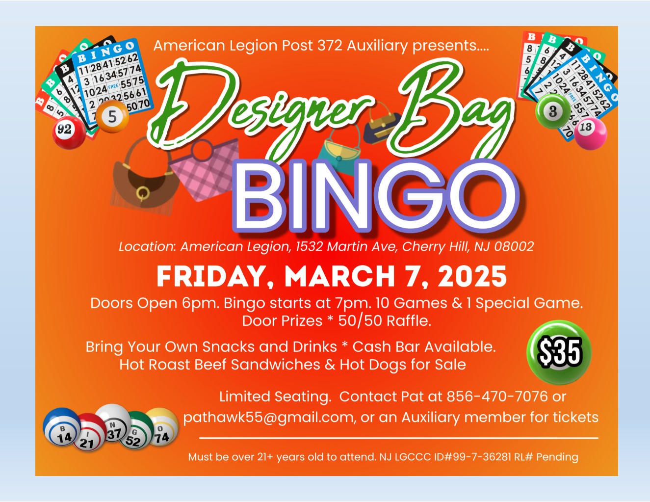 Designer Bag Bingo