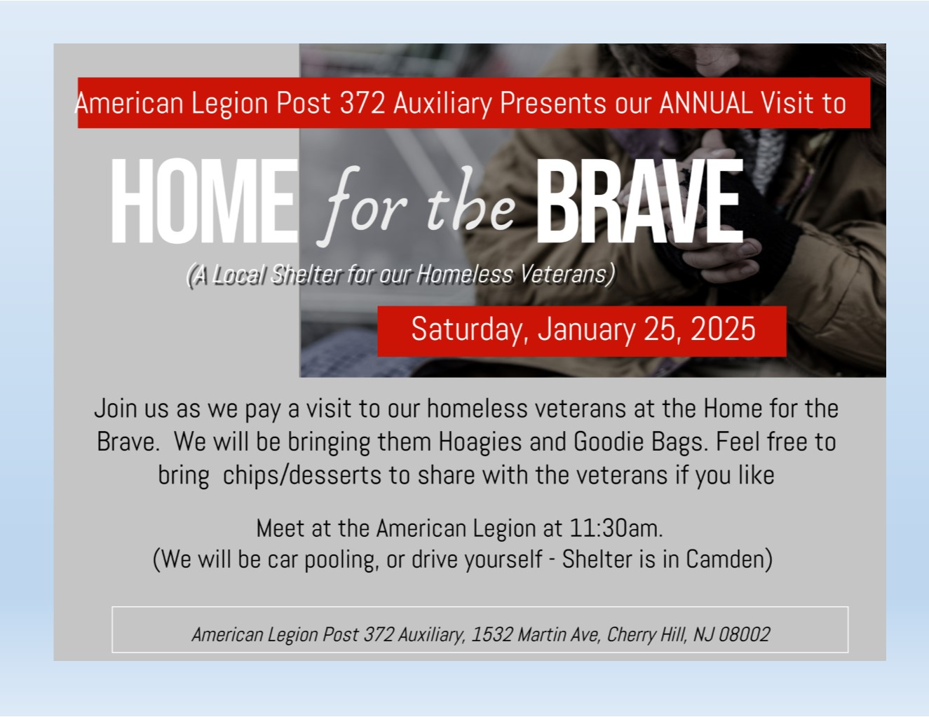 Home for the Brave Annual Visit