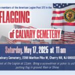 Flagging of Calvary Cemetery