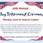 11th Annual Flag Retirement Ceremony