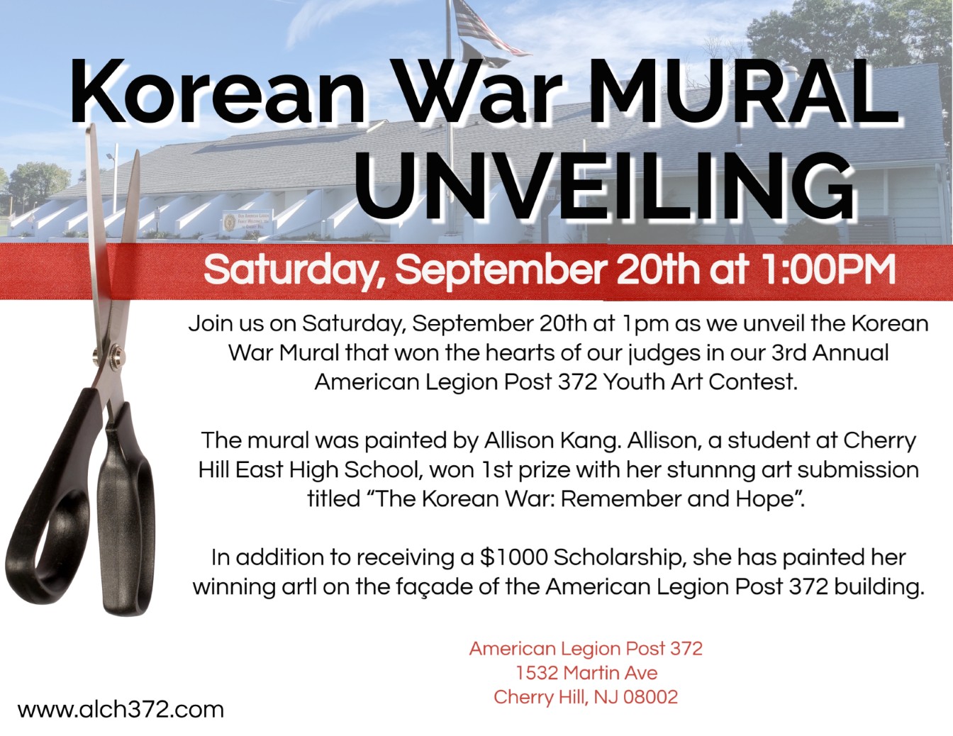 Unveiling of Korean War Mural