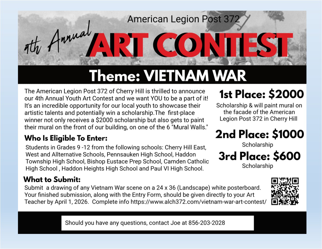 Youth Art Contest - Vietnam War