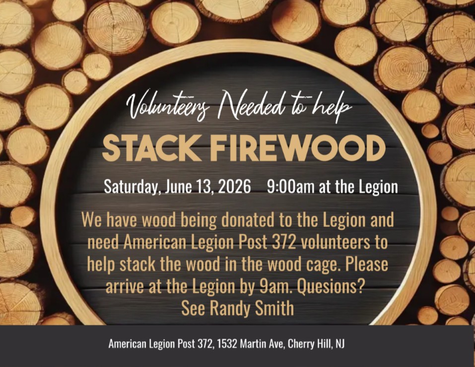 Volunteers for Stacking Wood