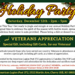 Holiday Party & Veterans Appreciation